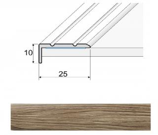 Effector A31D Schodová hrana 25x10, samolepící, délka 270cm Dekor: Dub antický