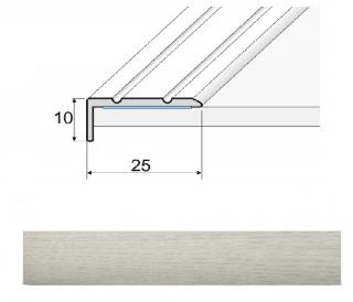 Effector A31D Schodová hrana 25x10, samolepící, délka 90cm Dekor: Dub vanilla