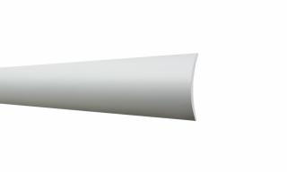 Effector AC07ukončovací profil oblý 7mm - šroubovací, délka 100 cm. Dekor: Stříbro