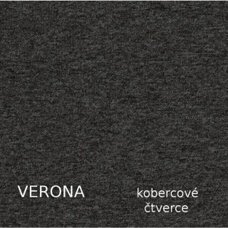 Kobercové čtverce VERONA 100% PP, zátěž 31, Clf, 50*50cm; 7297 ořechová