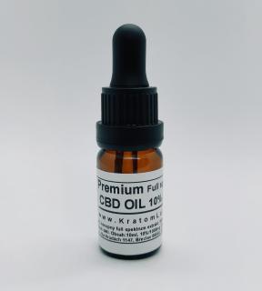 CBD MCT Oil 10% full spectrum  Prvotřídní CBD olej Příchuť: Natur