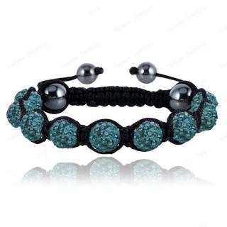 NAKY Shamballa náramek Zirkon Purple N1159