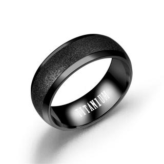 NAKY Titanový prsten Baron - Black P0619
