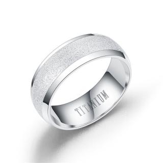NAKY Titanový prsten Baron - Silver P0619