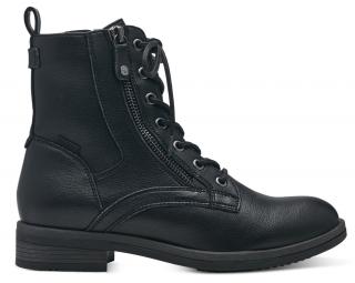 Dámské kotníkové šněrovací boty polokozačky TAMARIS 1-25107-41 001 černé #Velikost: 39