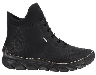 Dámské nepromokavé kotníkové boty RIEKER-TEX 55069-00 černé #Velikost: 36
