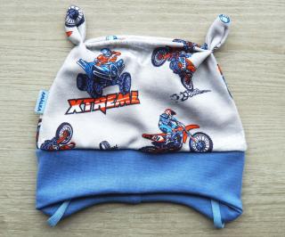 Bavlněná čepička motorky v.56-86