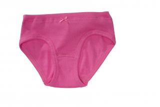 Bavlněné dívčí kalhotky, sytě růžové v.92,104