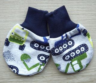 Bavlněné kojenecké rukavičky v.50-80