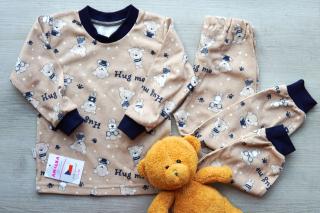 Bavlněné pyžamo s medvídky v.98