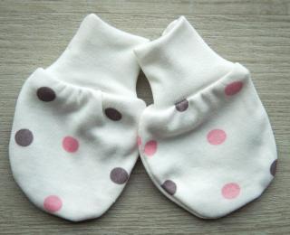 Bavlněné rukavičky pro miminko