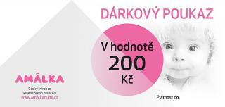 DÁRKOVÝ POUKAZ v hodnotě 200Kč