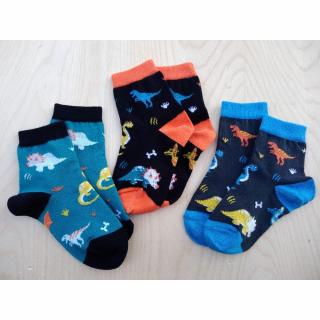 Dětské ponožky DINO V.16-18 modročerné