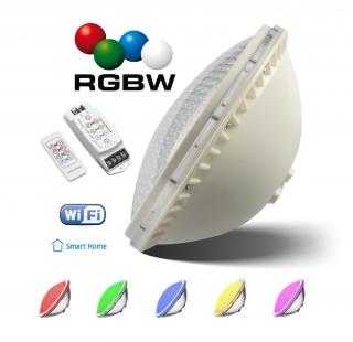 LED světlo do bazénu LED-STAR PAR56 15W, 12V, 750lm, RGBW barevné - WiFi, externí
