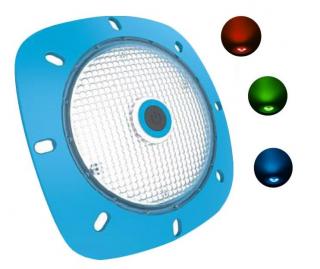 Nabíjecí bazénové LED světlo NOTMAD s uchycením na magnet - RGB Barva produktu: Modrá