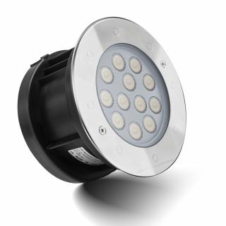 Zápustné LED světlo do vody 9W, 24V, 850 lm, bílá Vyberte variantu: Barva vyzařovaného světla: Teplá bílá