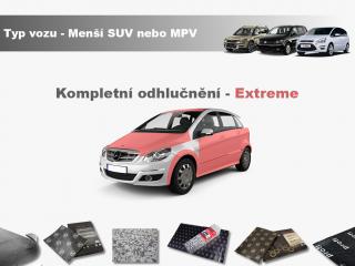 Kompletní odhlučnění Menší SUV nebo MPV - Extreme