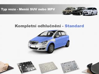 Kompletní odhlučnění Menší SUV nebo MPV - Standard