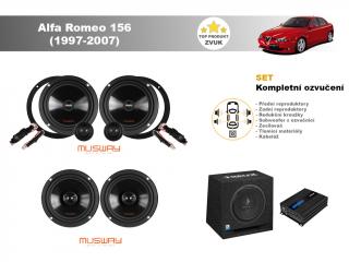 Kompletní ozvučení Alfa Romeo 156 (1997-2007) - skvělý zvuk