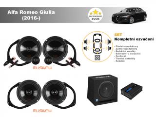 Kompletní ozvučení Alfa Romeo Giulia (2016-) - skvělý zvuk