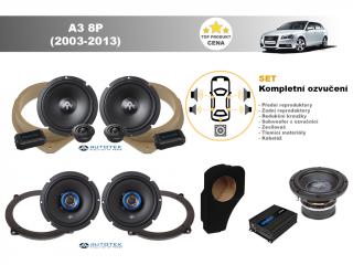 Kompletní ozvučení Audi A3 8P (2003-2013) - nejlepší cena