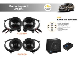 Kompletní ozvučení Dacia Logan II (2012-) - skvělý zvuk