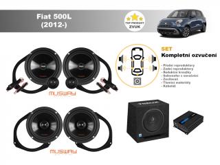 Kompletní ozvučení Fiat 500L (2012-) - skvělý zvuk