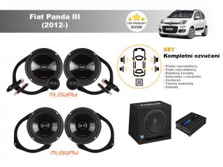 Kompletní ozvučení Fiat Panda III (2012-) - skvělý zvuk