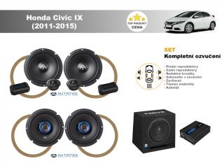 Kompletní ozvučení Honda Civic IX (2011-2015) - nejlepší cena