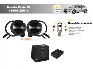 Kompletní ozvučení Honda Civic VI (1996-2001) - skvělý zvuk