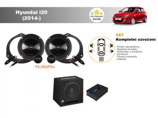 Kompletní ozvučení Hyundai i20 (2014-) - skvělý zvuk