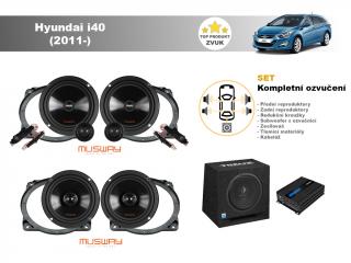 Kompletní ozvučení Hyundai i40 (2011-) - skvělý zvuk