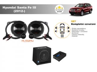 Kompletní ozvučení Hyundai Santa Fe III (2012-) - skvělý zvuk