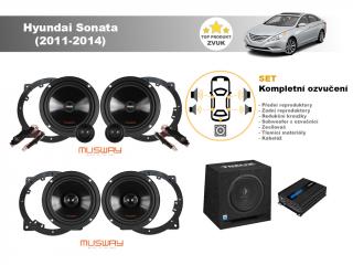 Kompletní ozvučení Hyundai  Sonata (2011-2014) - skvělý zvuk