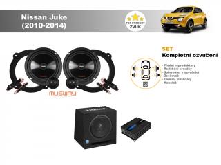 Kompletní ozvučení Nissan Juke (2010-2014) - skvělý zvuk