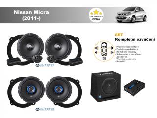 Kompletní ozvučení Nissan Micra (2011-) - nejlepší cena