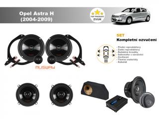 Kompletní ozvučení Opel Astra H (2004-2009) - skvělý zvuk
