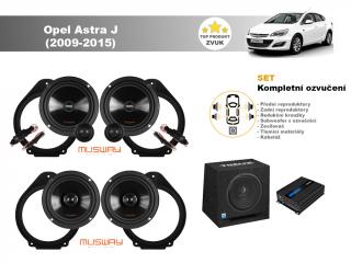 Kompletní ozvučení Opel Astra J (2009-2015) - skvělý zvuk