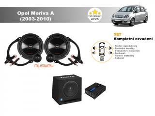 Kompletní ozvučení Opel Meriva A (2003-2010) - skvělý zvuk