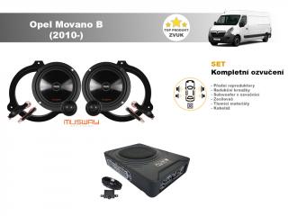 Kompletní ozvučení Opel Movano B (2010-) - skvělý zvuk