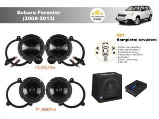 Kompletní ozvučení Subaru Forester (2008-2013) - skvělý zvuk
