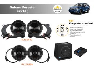 Kompletní ozvučení Subaru Forester (2013-) - skvělý zvuk