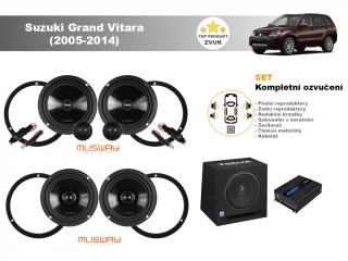 Kompletní ozvučení Suzuki Grand Vitara (2005-2014) - skvělý zvuk