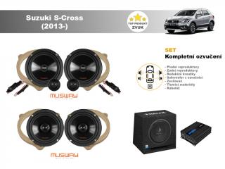 Kompletní ozvučení Suzuki S-Cross (2013-) - skvělý zvuk