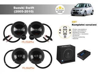 Kompletní ozvučení Suzuki Swift (2005-2010) - skvělý zvuk