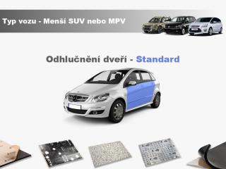 Odhlučnění jednoho páru dveří Menší SUV nebo MPV- Standard