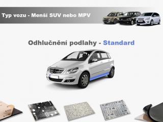 Odhlučnění jednoho páru podběhů Menší SUV nebo MPV - Standard