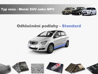 Odhlučnění podlahy Menší SUV nebo MPV- Standard