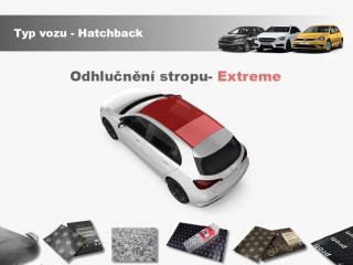 Odhlučnění stropu Hatchback - Extreme
