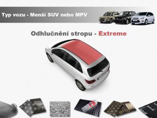 Odhlučnění stropu Menší SUV nebo MPV- Extreme